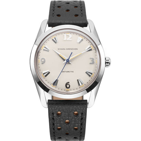 Nivada Grenchen 35001M40 Antarctic 35mm Eggshell Beige Luminova