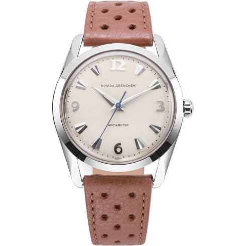 Nivada Grenchen 35004M41 Antarctic 35mm Eggshell White Luminova