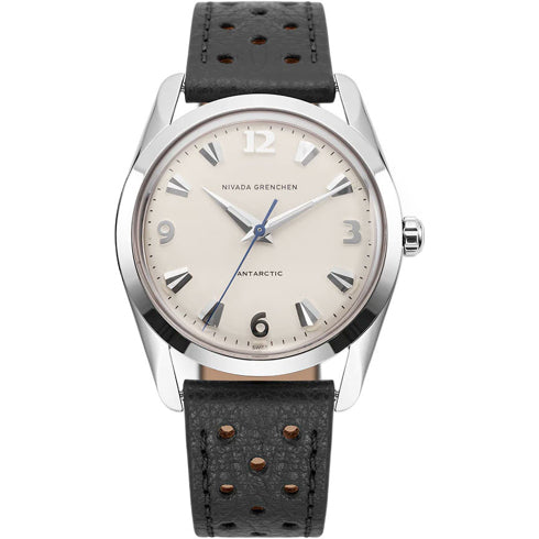 Nivada Grenchen 35004M40 Antarctic 35mm Eggshell White Luminova