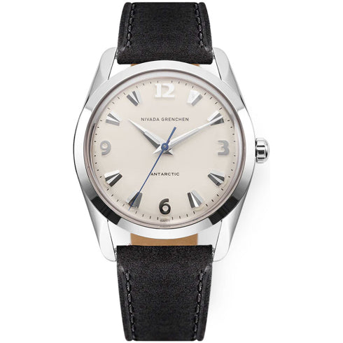 Nivada Grenchen 35004M17 Antarctic 35mm Eggshell White Luminova
