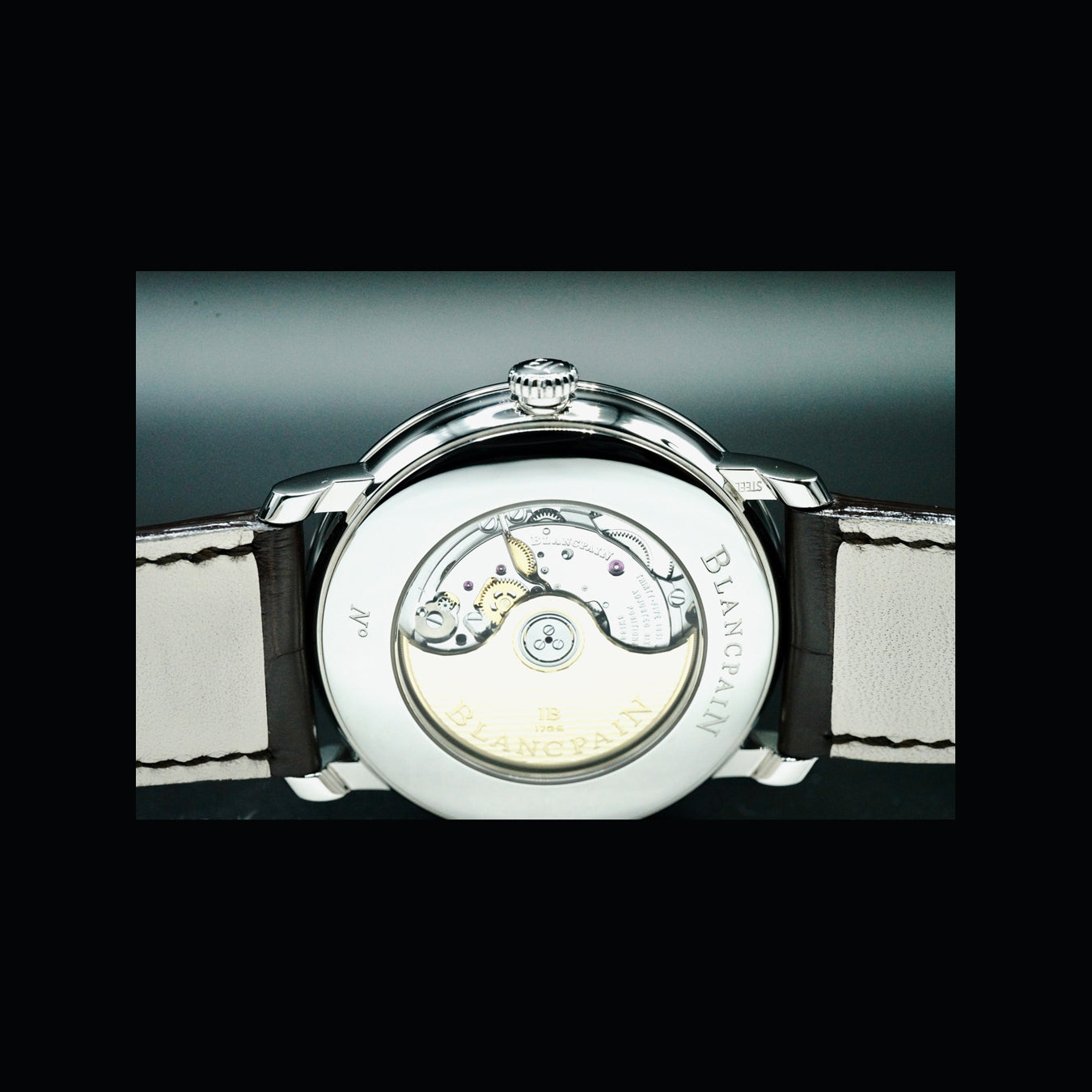 Blancpain 6669 1127 55B Villeret SS Auto Grande Date