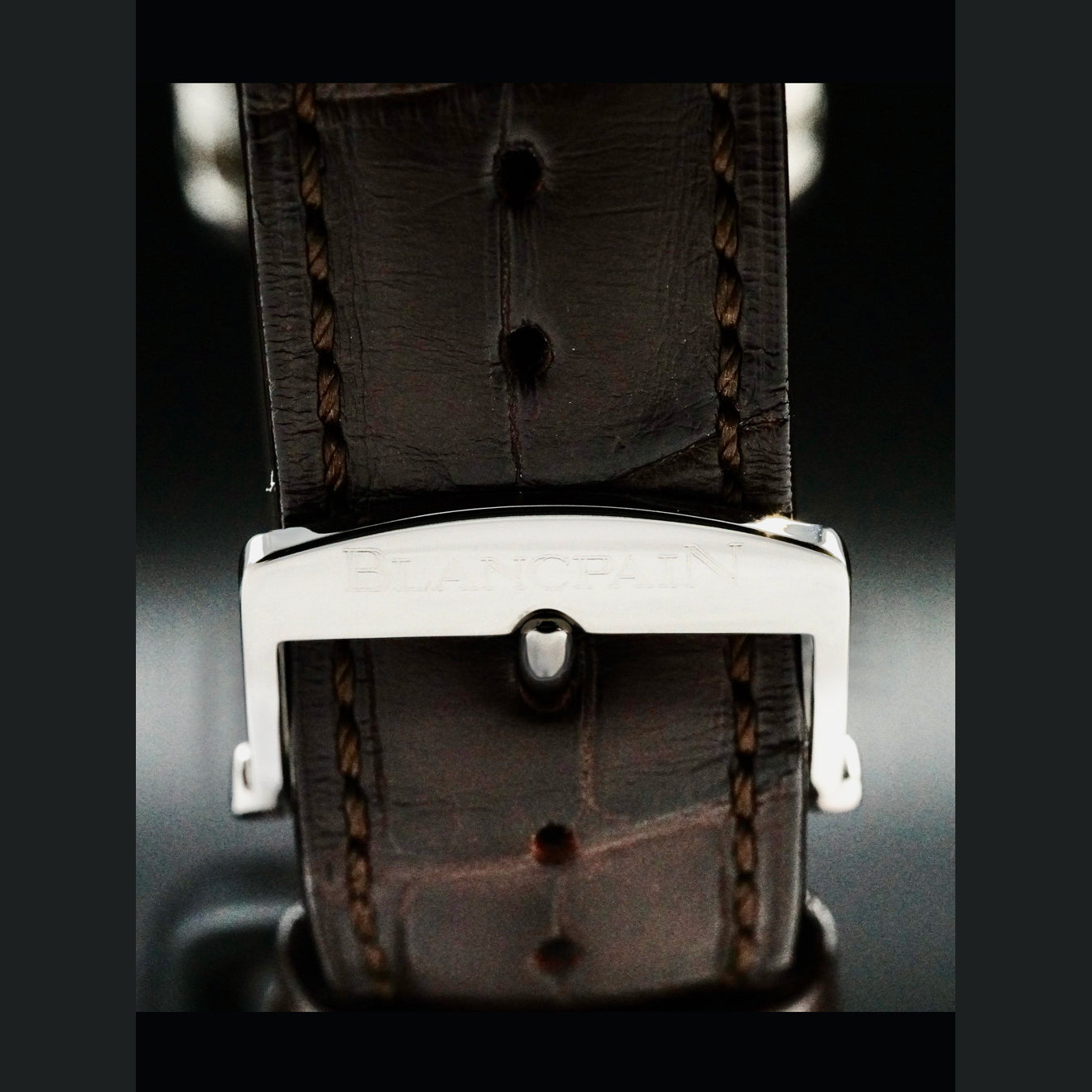 Blancpain 6669 1127 55B Villeret SS Auto Grande Date