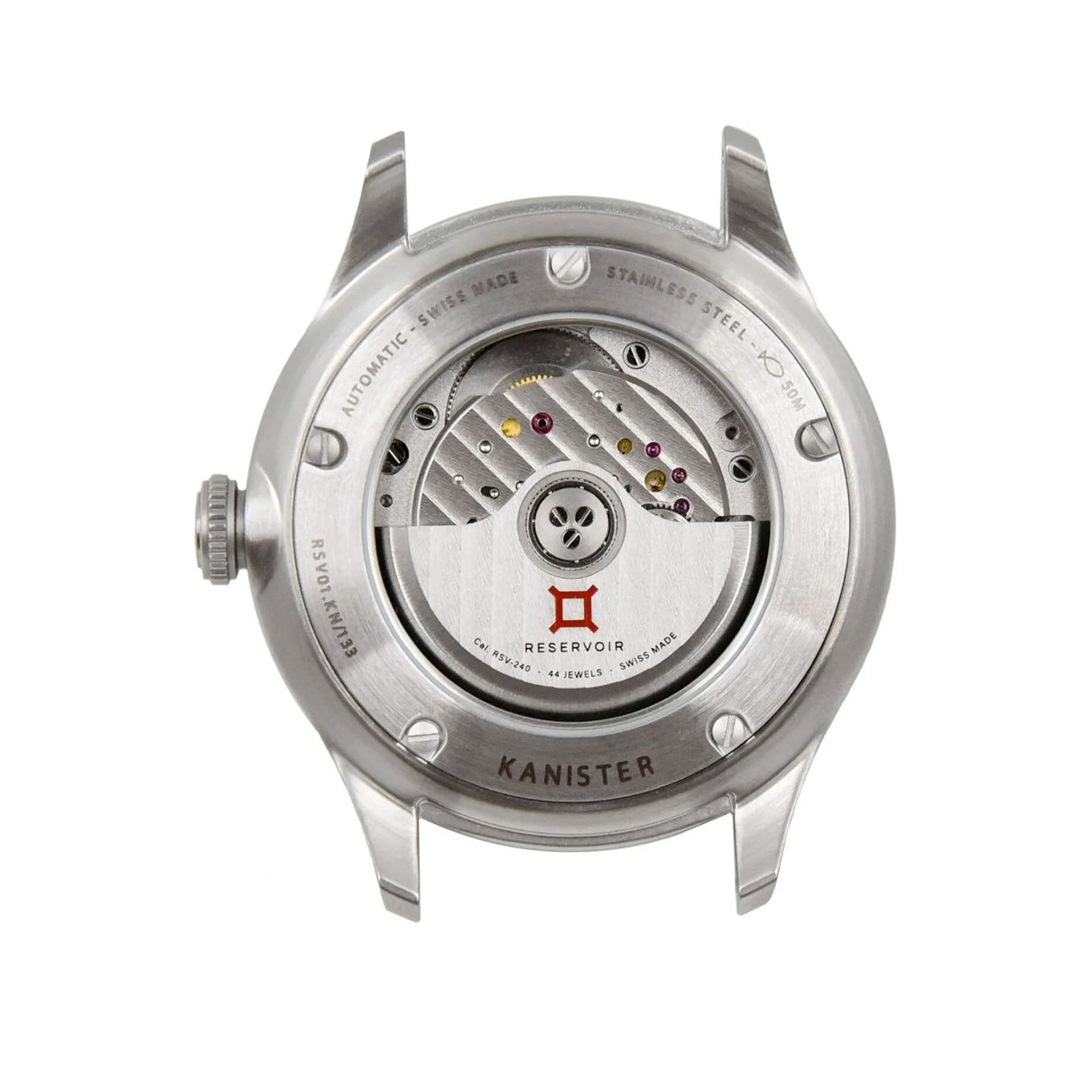 Reservoir Kanister 316 Silver on Strap