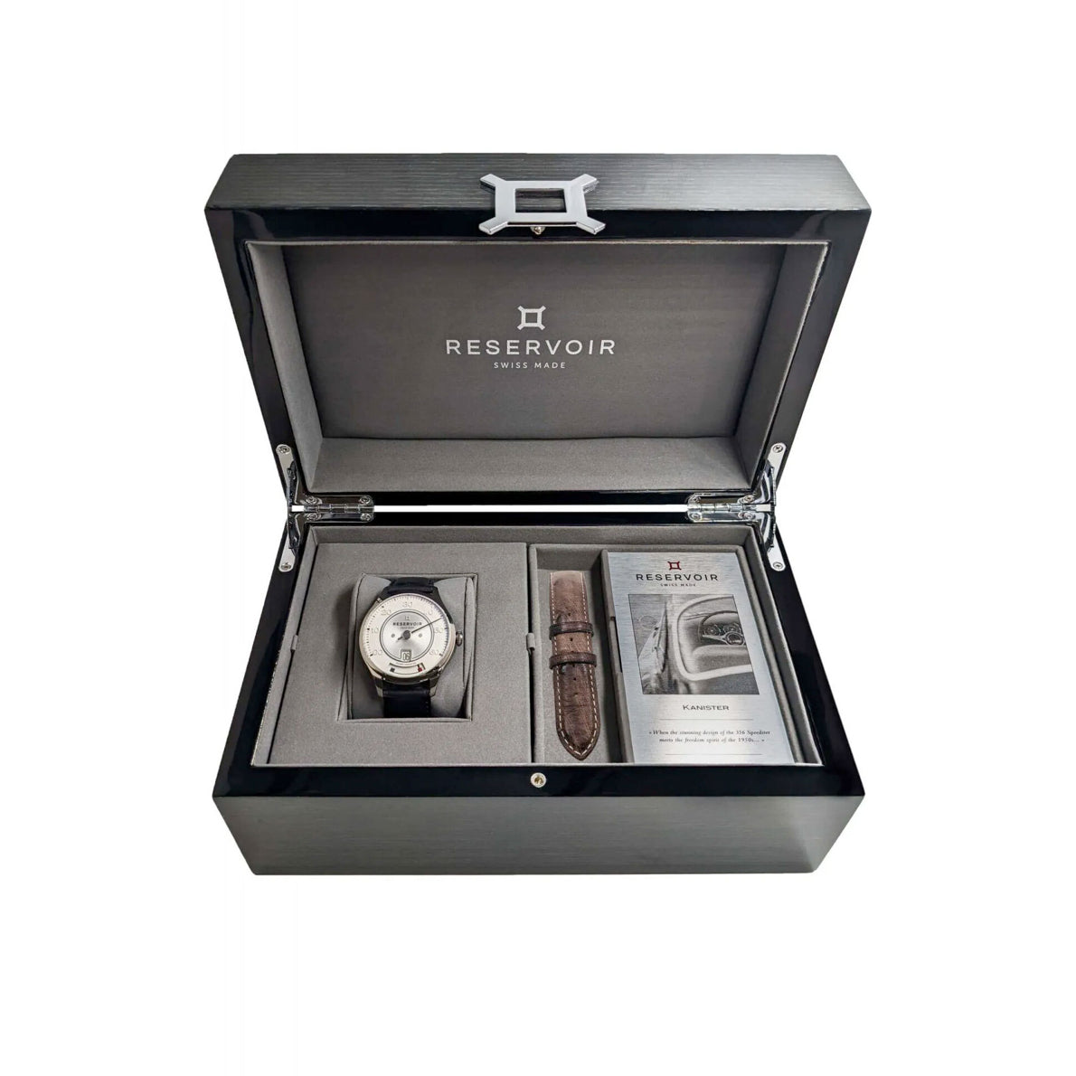 Reservoir Kanister Silver on Strap