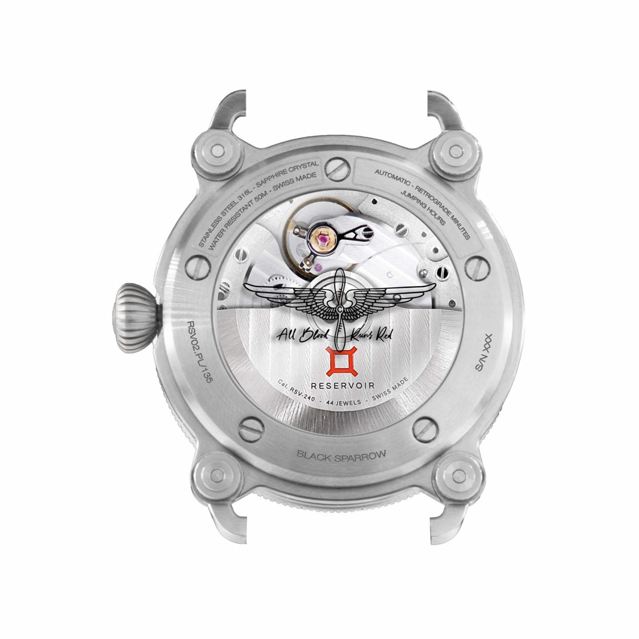 Reservoir Black Sparrow on Strap