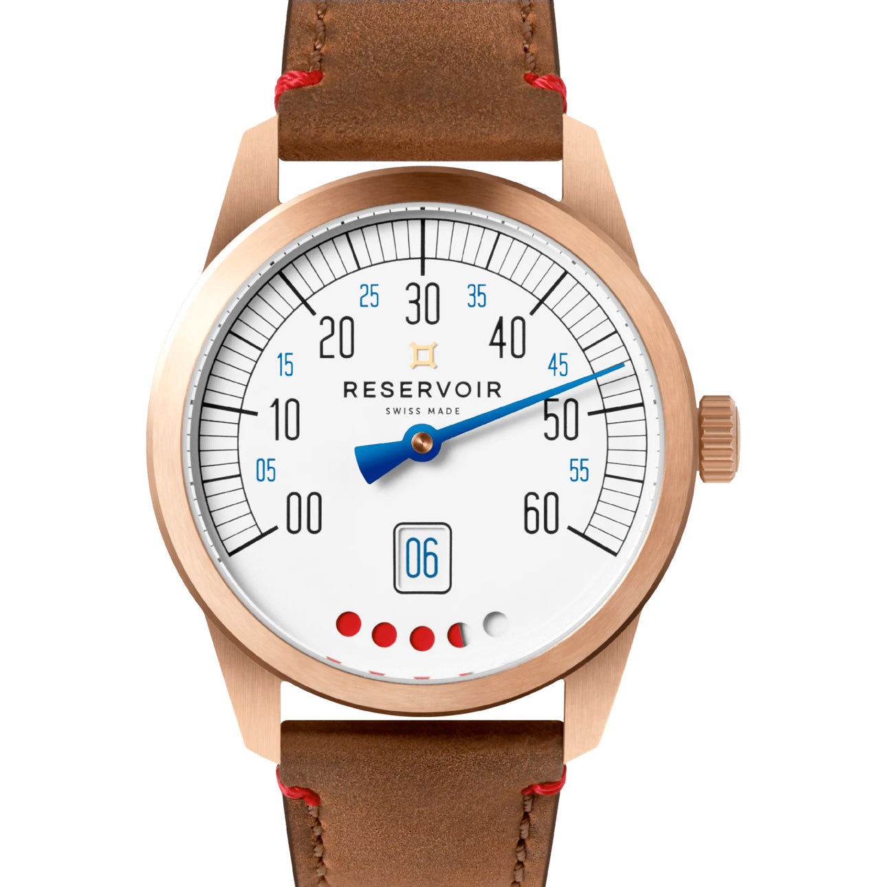 Reservoir Tiefenmesser Bronze on Strap