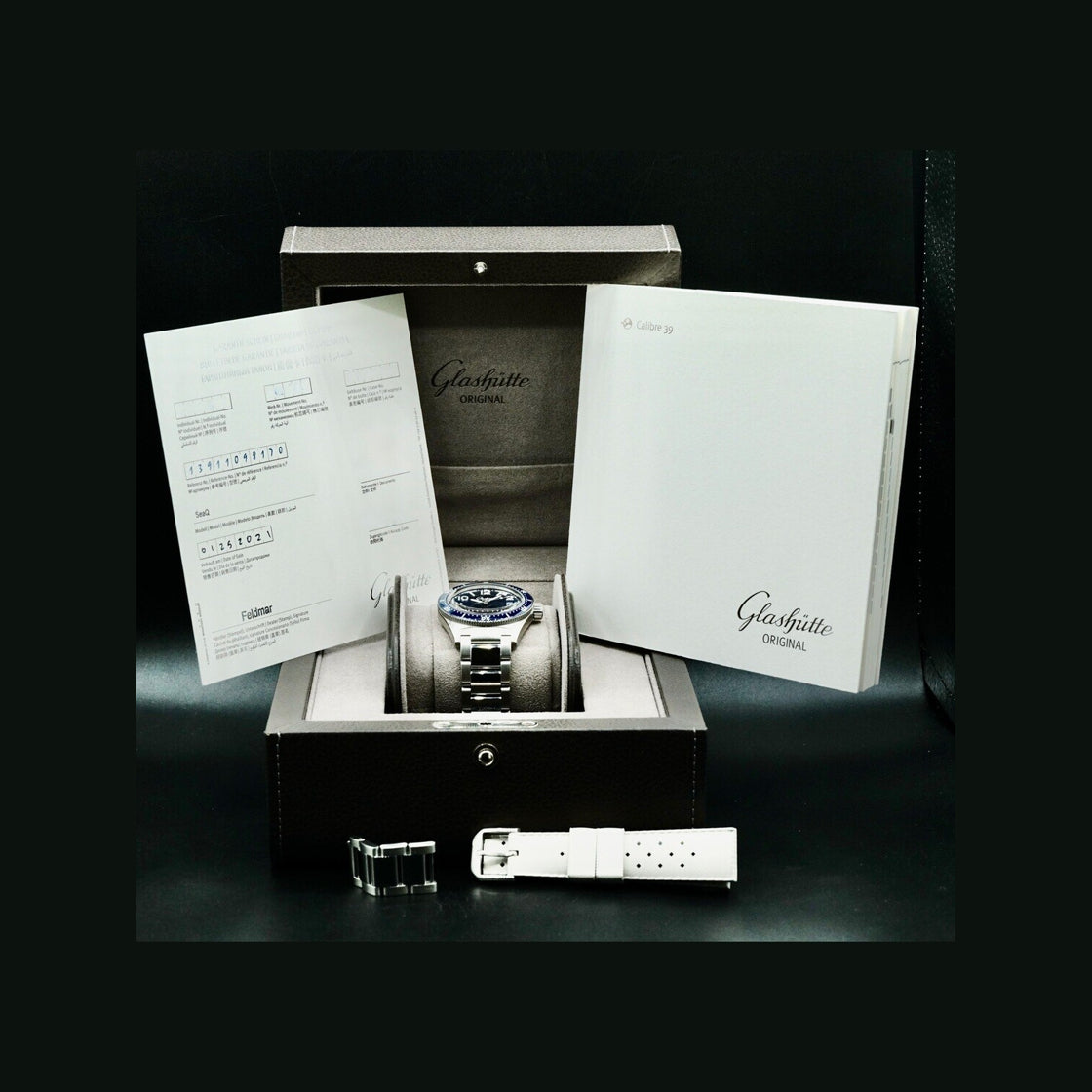 Glashütte Original 1-39-11-09-81-70 SeaQ Blue Dial