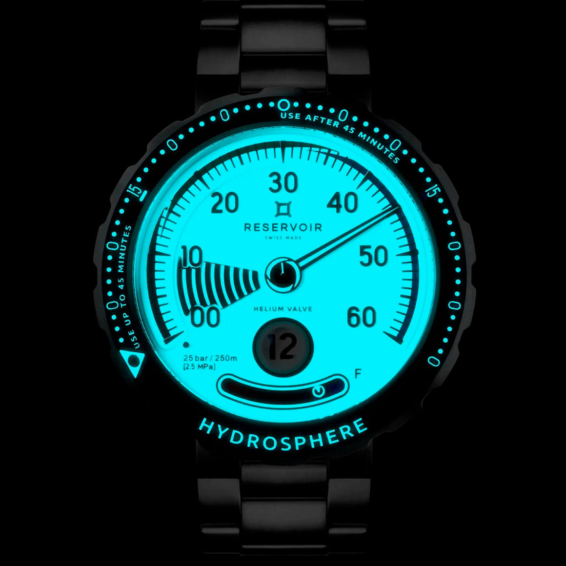 Reservoir Hydrosphere Air Gauge on Bracelet