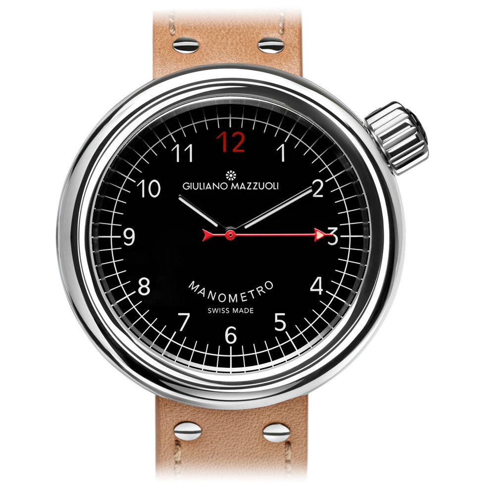 Giuliano Mazzuoli Manometro Polished Black
