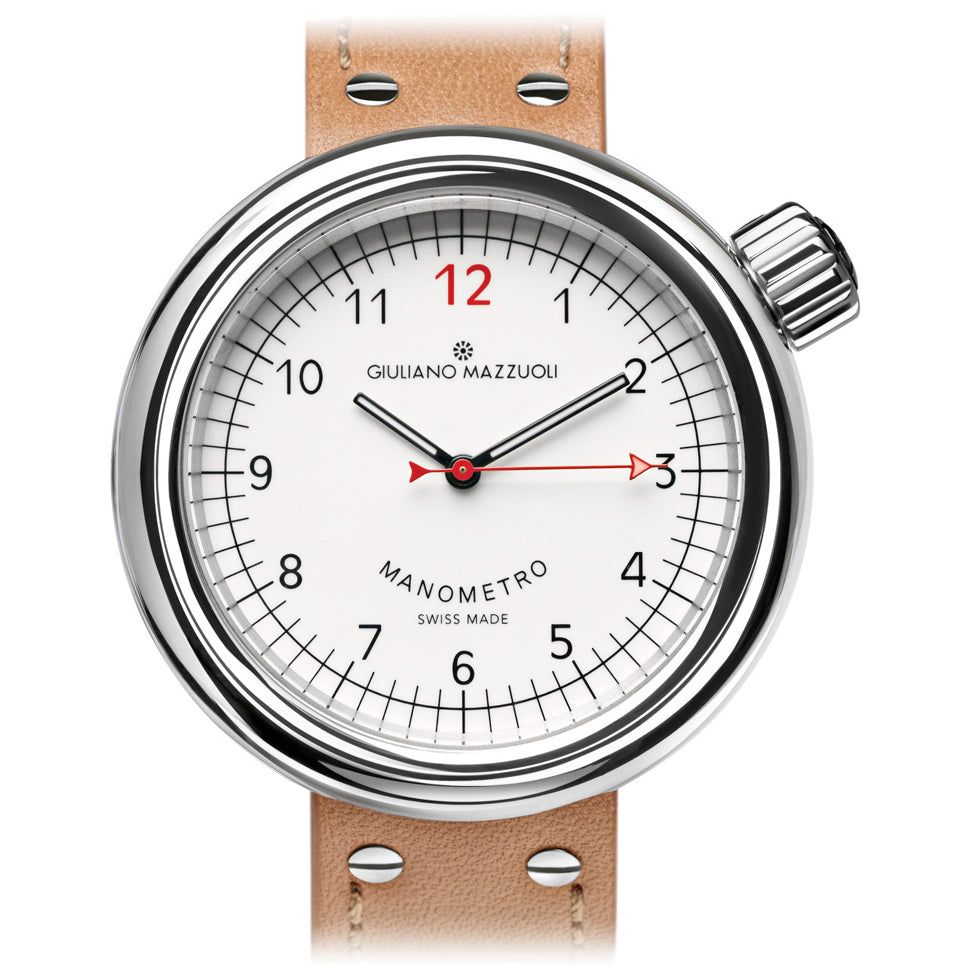 Giuliano Mazzuoli Manometro White Dial