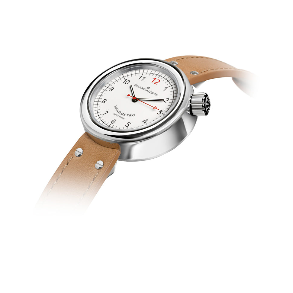 Giuliano Mazzuoli Manometro White Dial