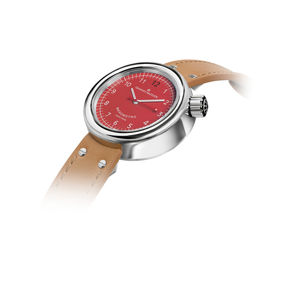 Giuliano Mazzuoli Manometro Red Dial