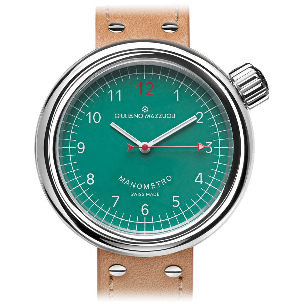 Giuliano Mazzuoli Manometro Green Dial MRP04N - Exquisite Timepieces