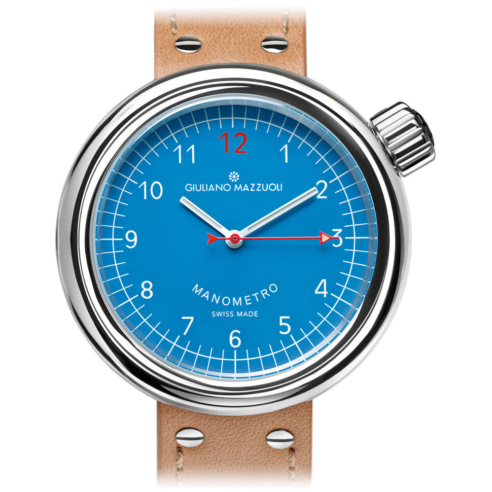 Giuliano Mazzuoli Manometro Blue Dial