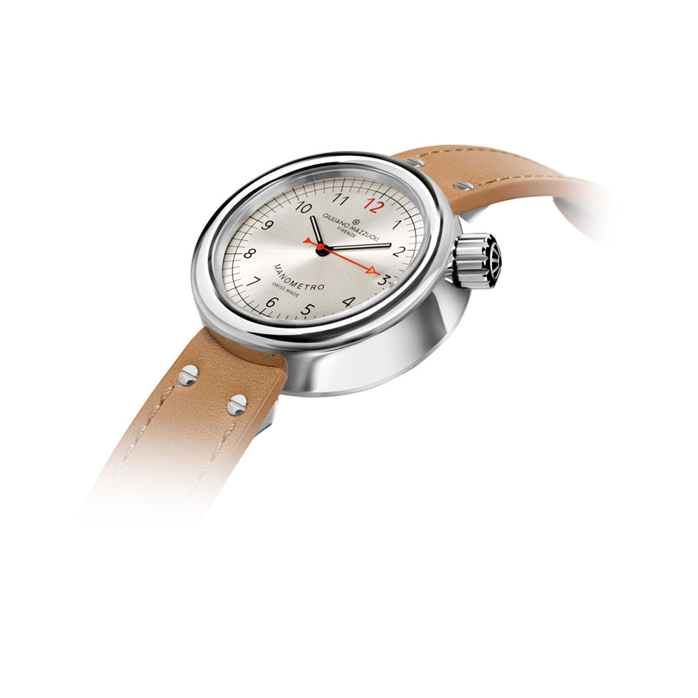 Giuliano Mazzuoli Manometro Polished Silver