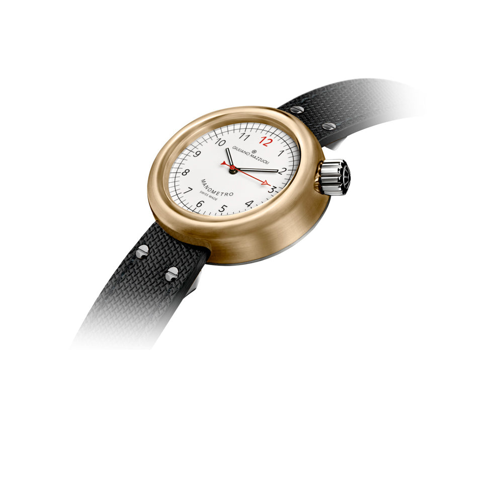 Giuliano Mazzuoli Manometro White Bronze