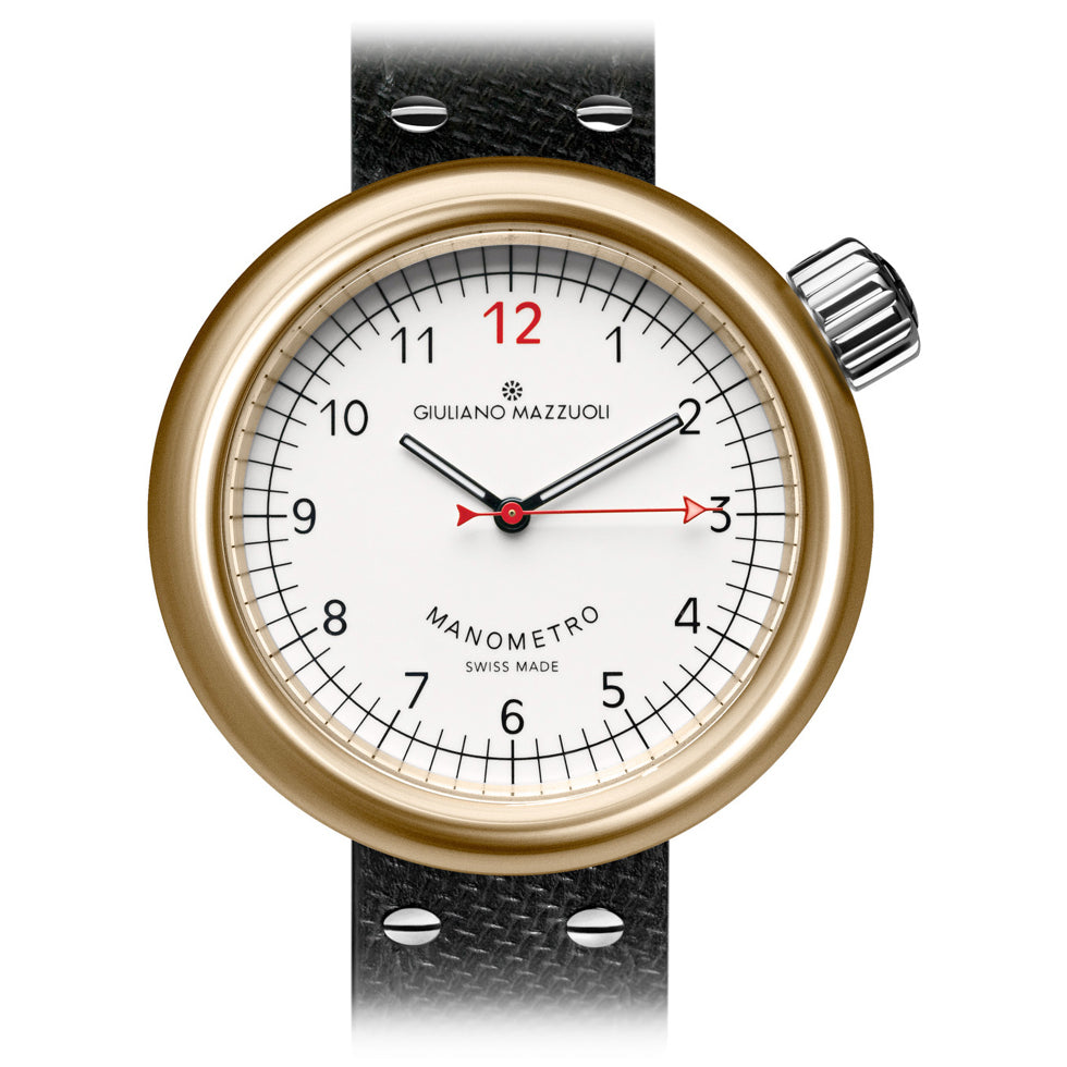Giuliano Mazzuoli Manometro White Bronze