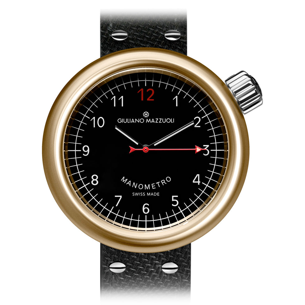 Giuliano Mazzuoli Manometro Black Bronze