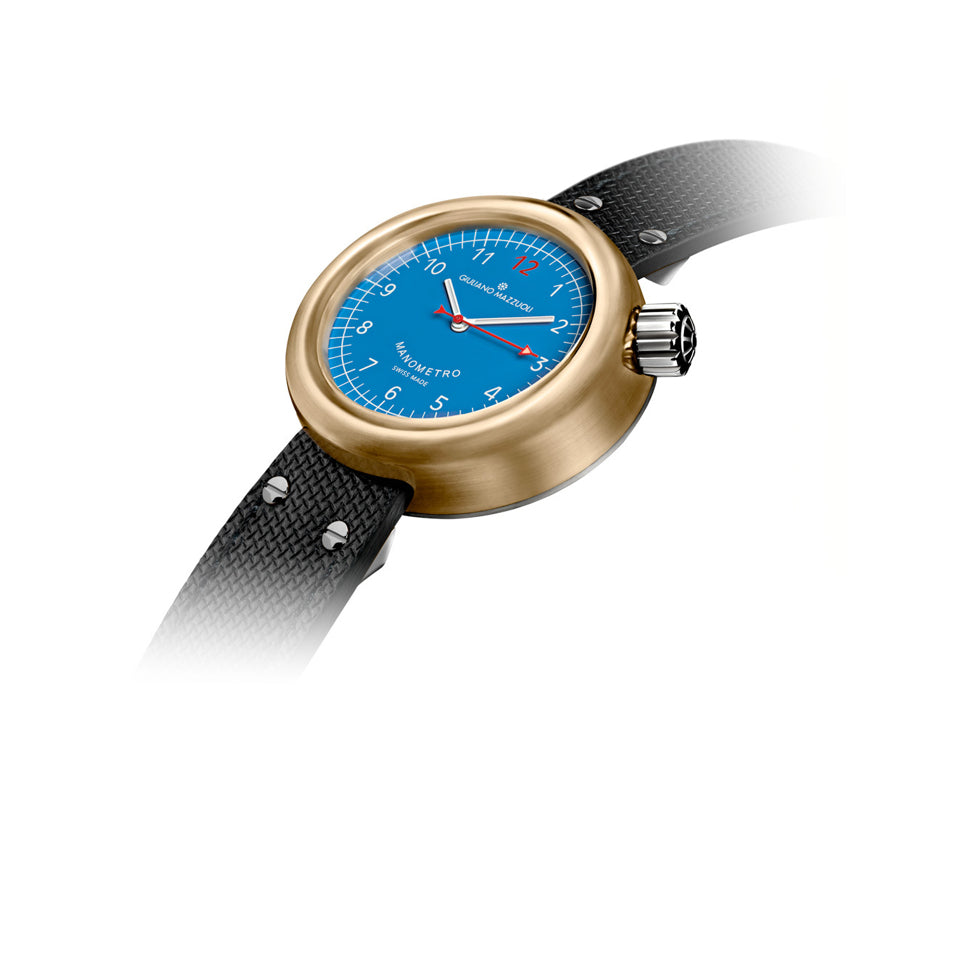 Giuliano Mazzuoli Manometro Blue Bronze