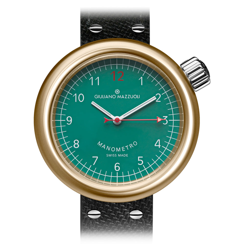 Giuliano Mazzuoli Manometro Green Bronze