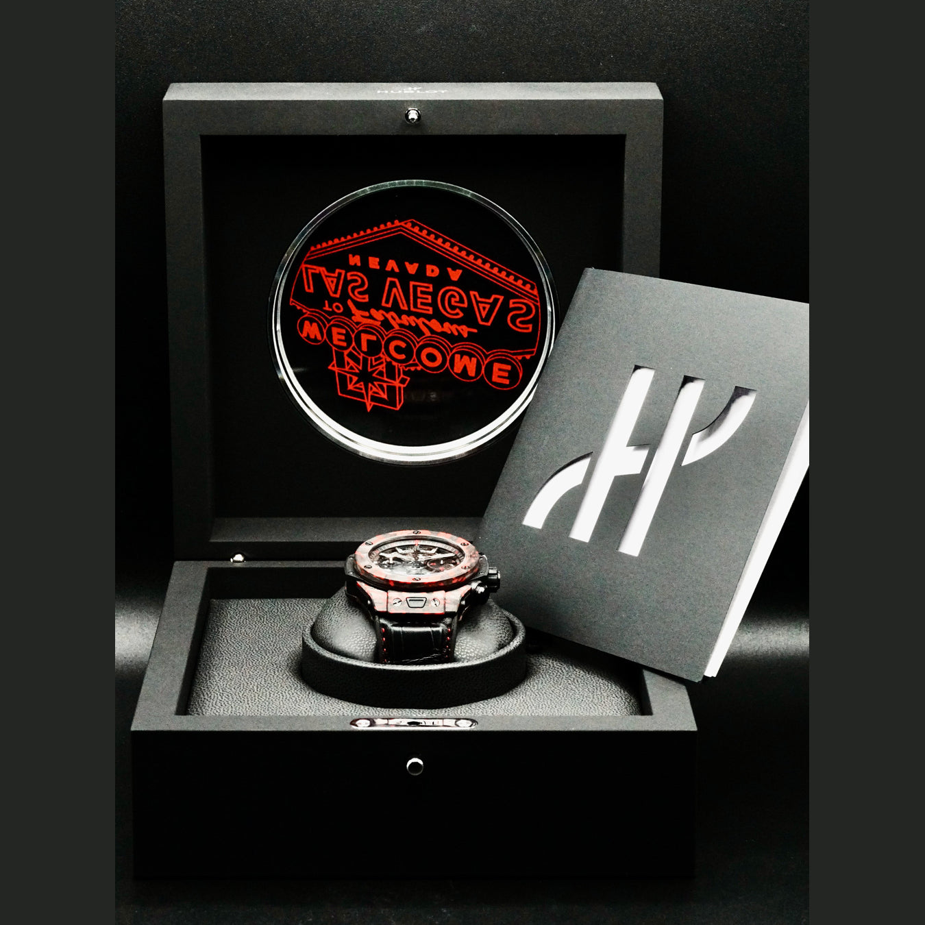 Hublot 421.QV.1113.LR.LVB23 Big Bang Unico Red Carbon Las Vegas Boutique
