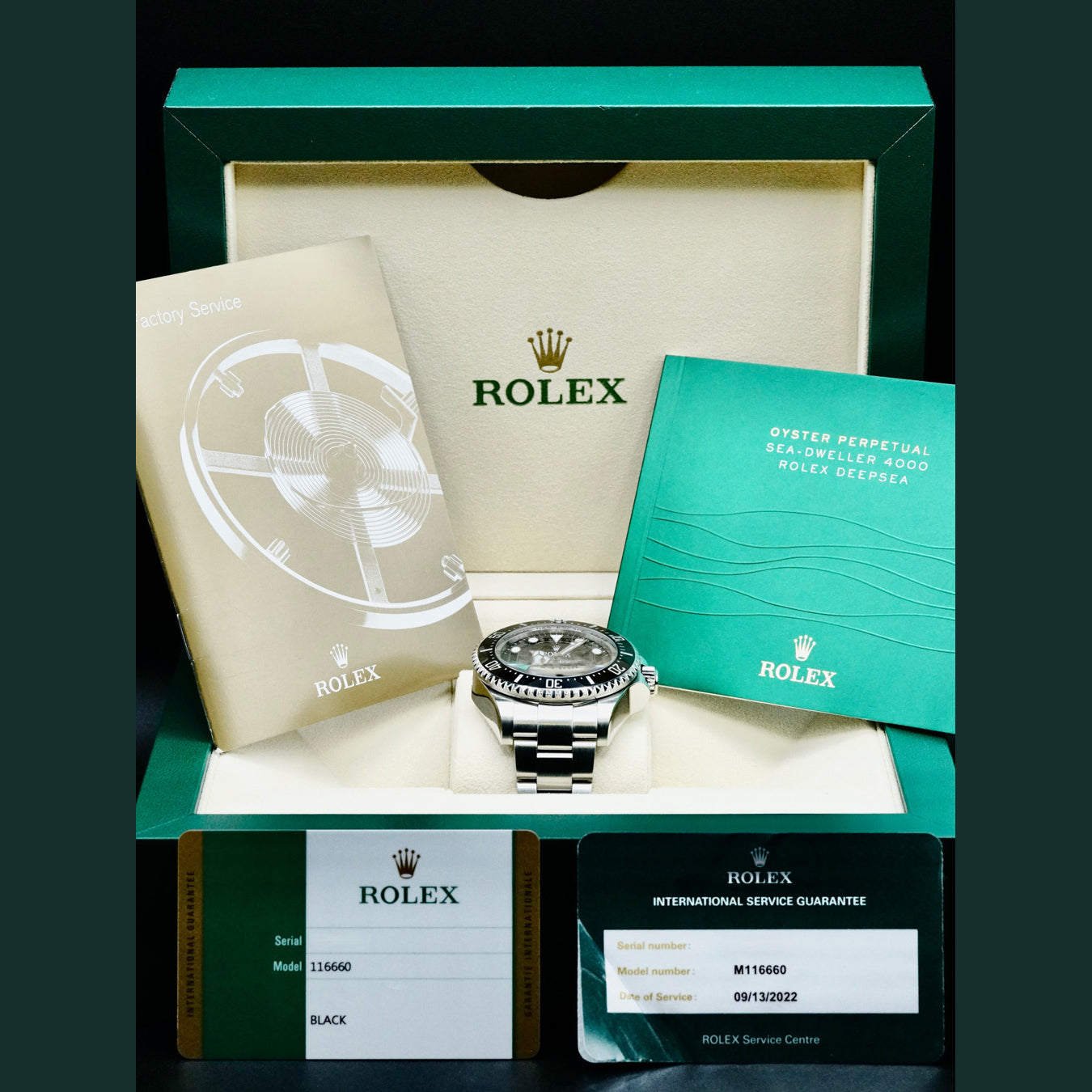 Rolex M116660 Sea Dweller Deep Sea Black Dial