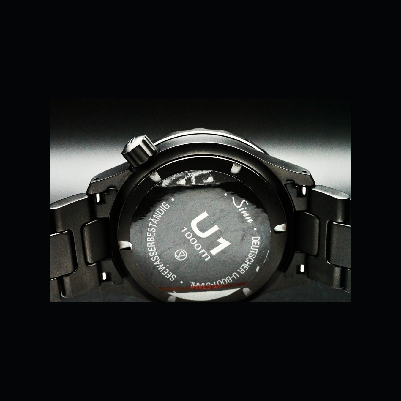 Sinn Diving Watch U1 S E on Black Bracelet 1010.023