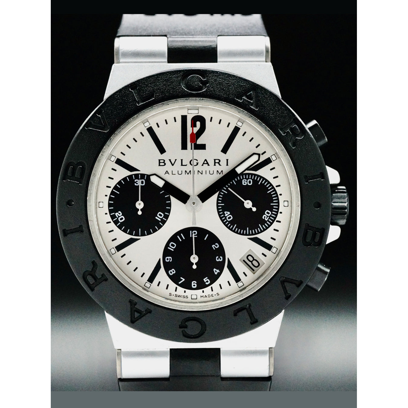 Bulgari Diagono AL 38 TA Aluminum