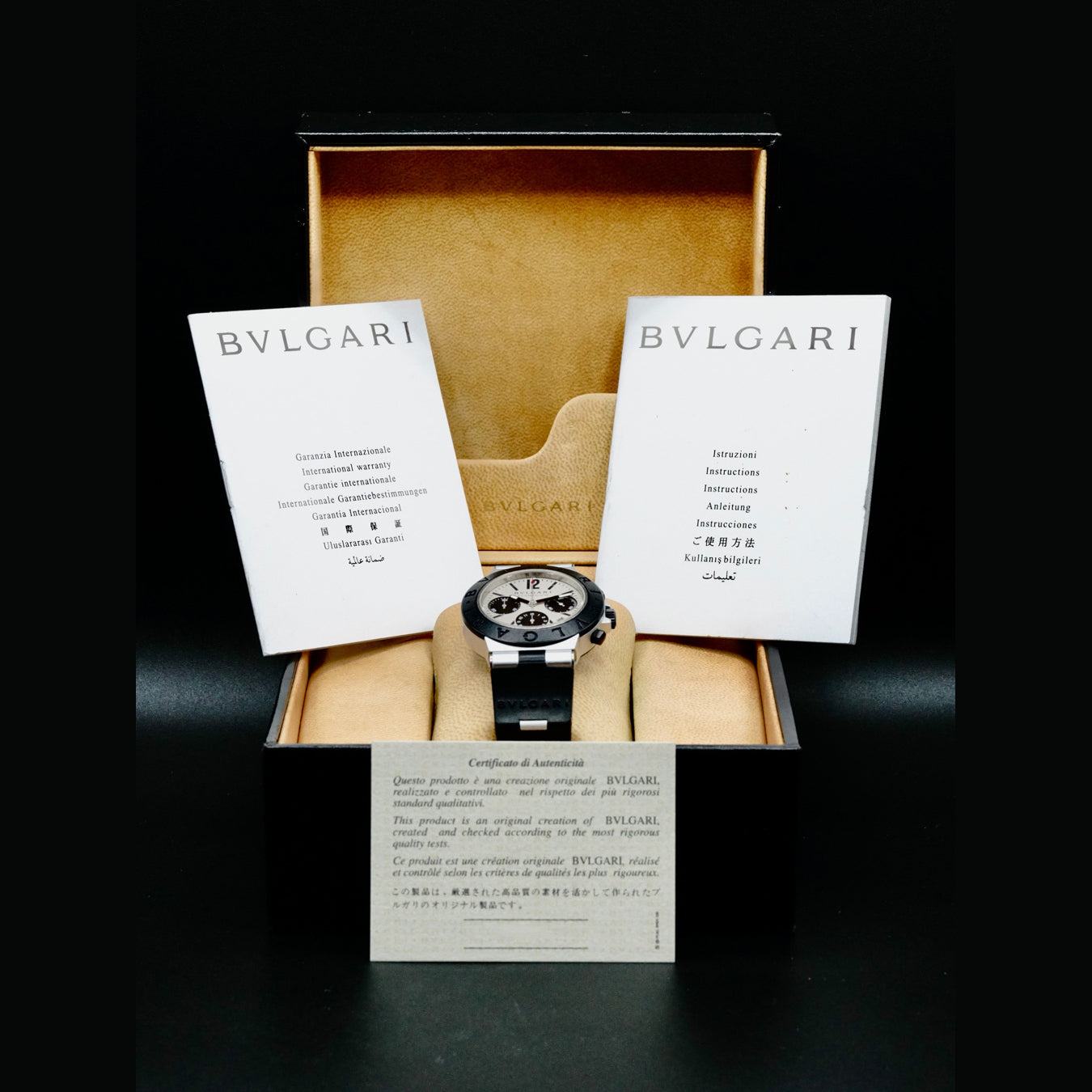 Bulgari Diagono AL 38 TA Aluminum