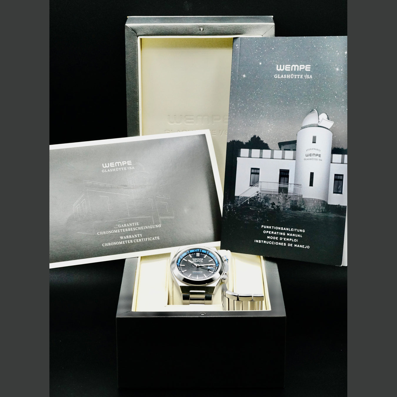 Wempe Glashütte WI210001-002406 Iron Walker