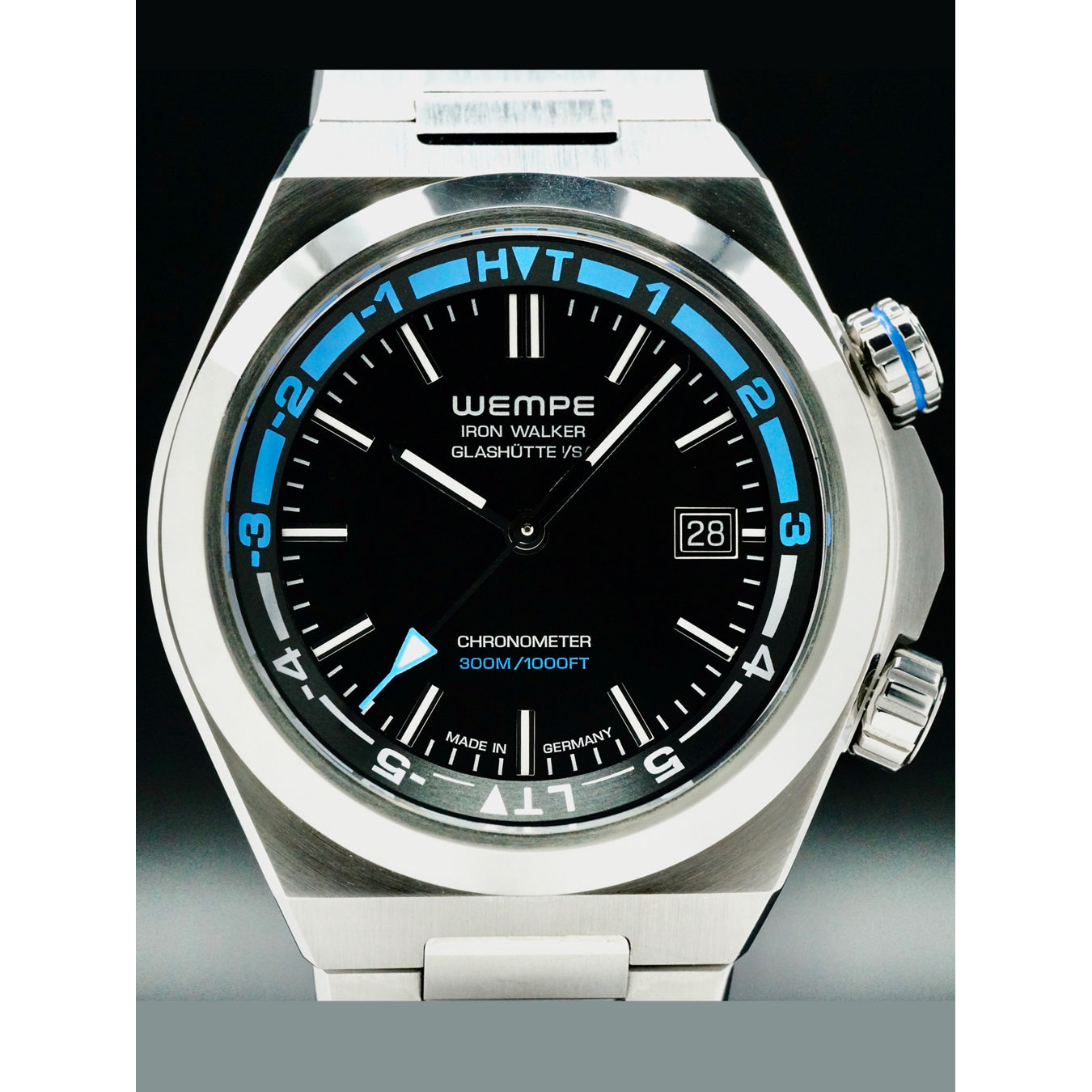 Wempe Glashütte WI210001-002406 Iron Walker