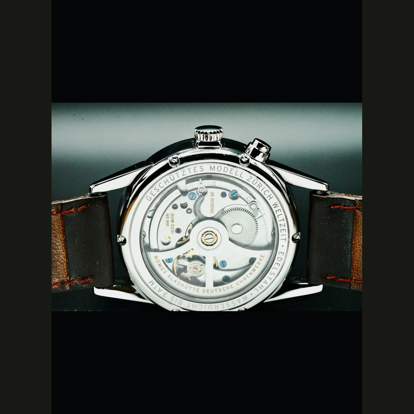 NOMOS Glashütte Blue Worldtimer