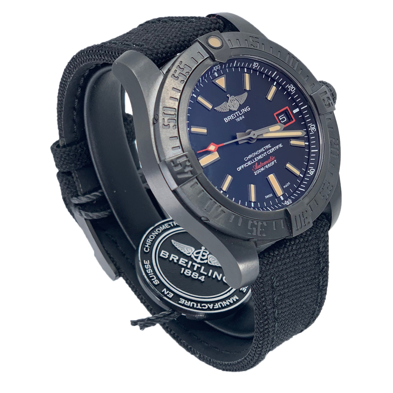 Breitling V173111 Avenger Blackbird Black Dial