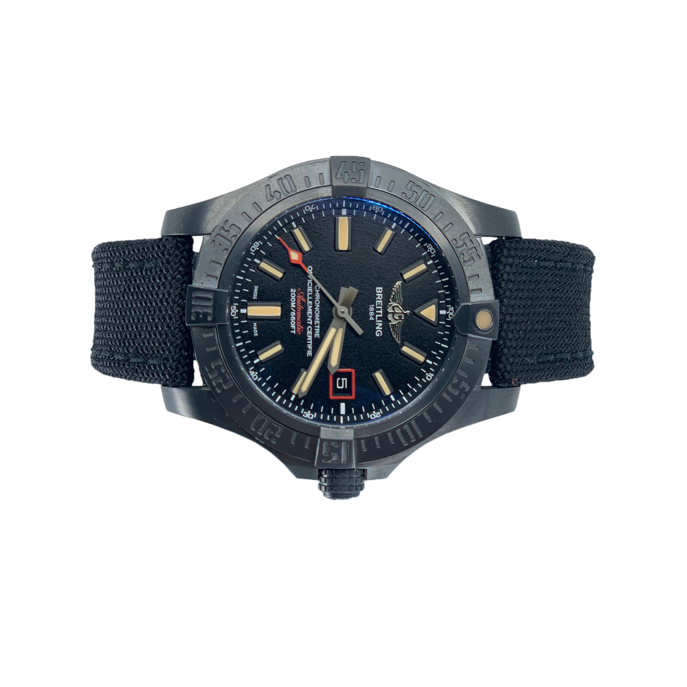 Breitling V173111 Avenger Blackbird Black Dial