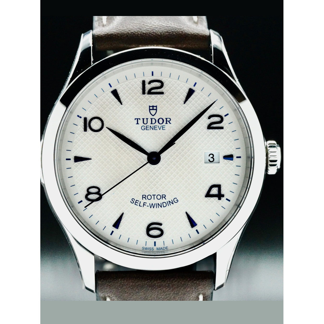 Tudor M91550-0010 1926 Steel Case Opaline and Blue dial