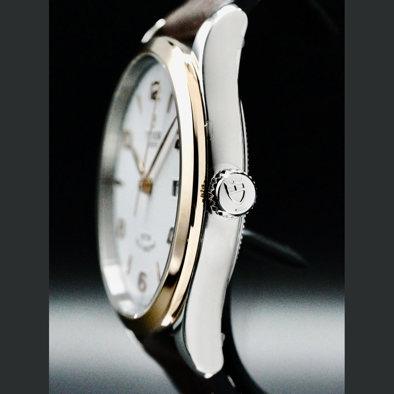 Tudor M 91551-0010 Steel Case Rose Gold Bezel