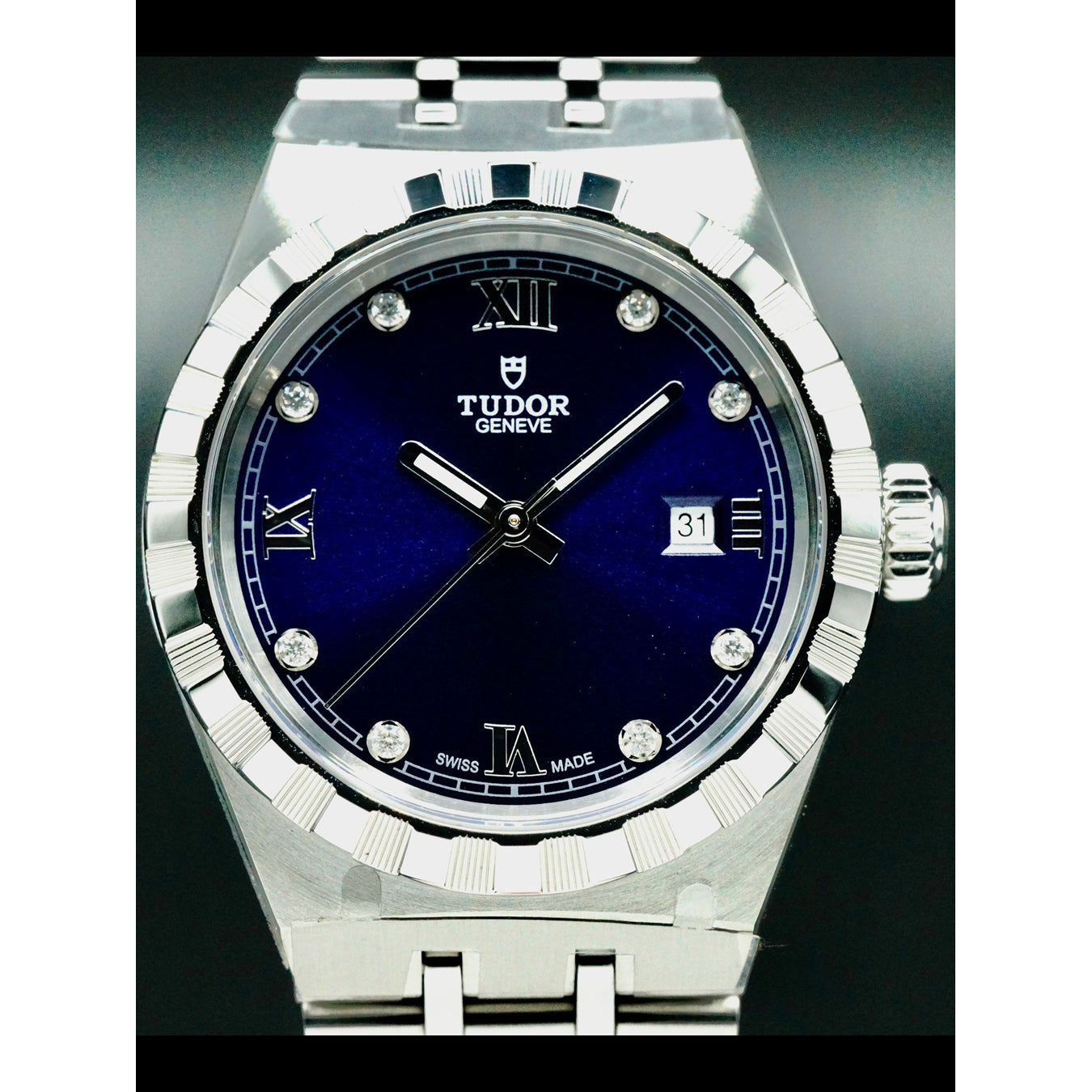 Tudor 28300-0007 Royal Steel Case Diamond-Set Dial