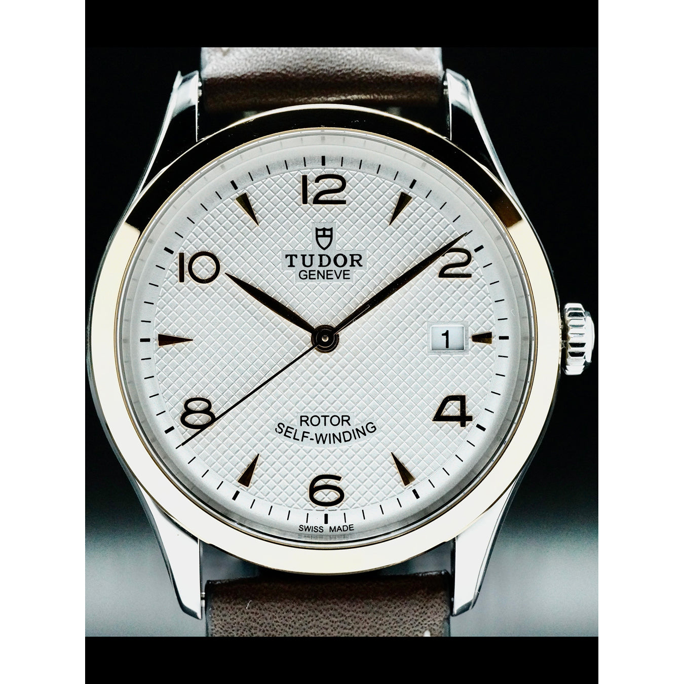 Tudor 91651-0005 1926 Steel Case Rose Gold Bezel