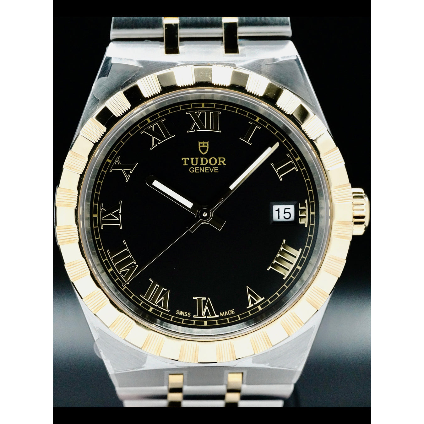 Tudor 28503-0006 Royal Steel Case Yellow Gold Bezel