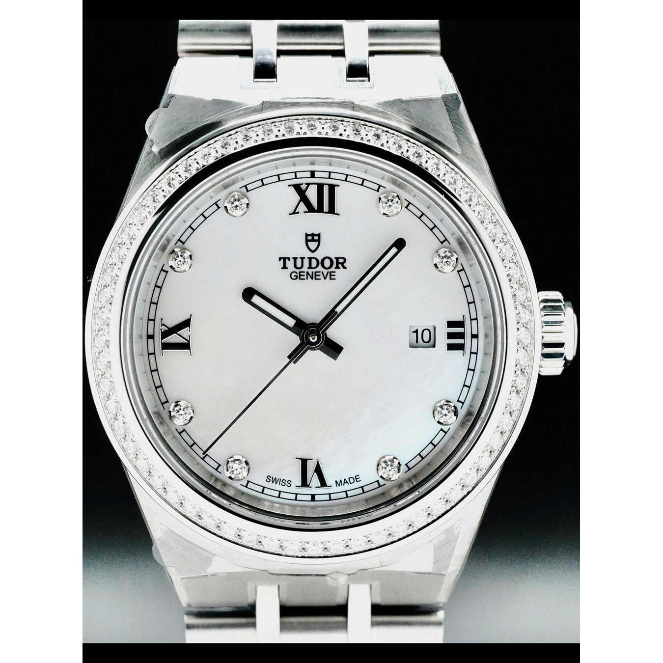 Tudor 28320-0001 Steel Case  Diamond-set dial