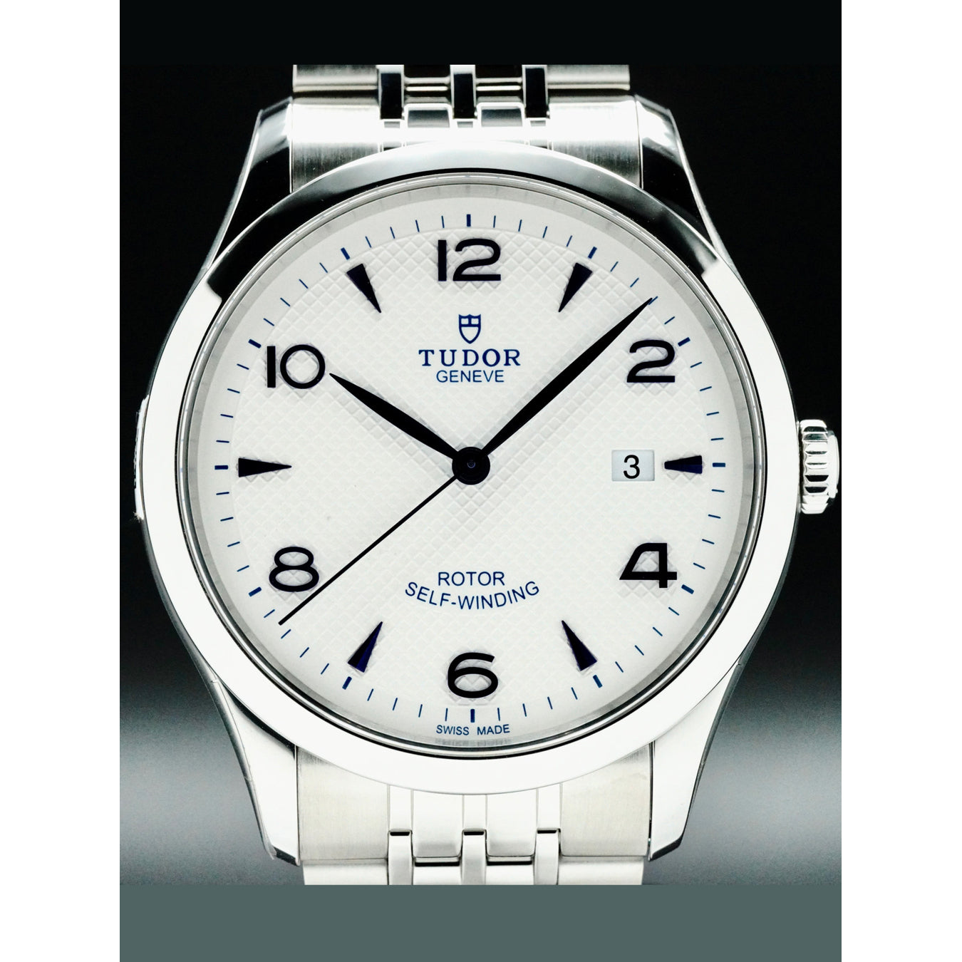 Tudor 91650-0005 Royal Steel Case Opaline and Blue Dial