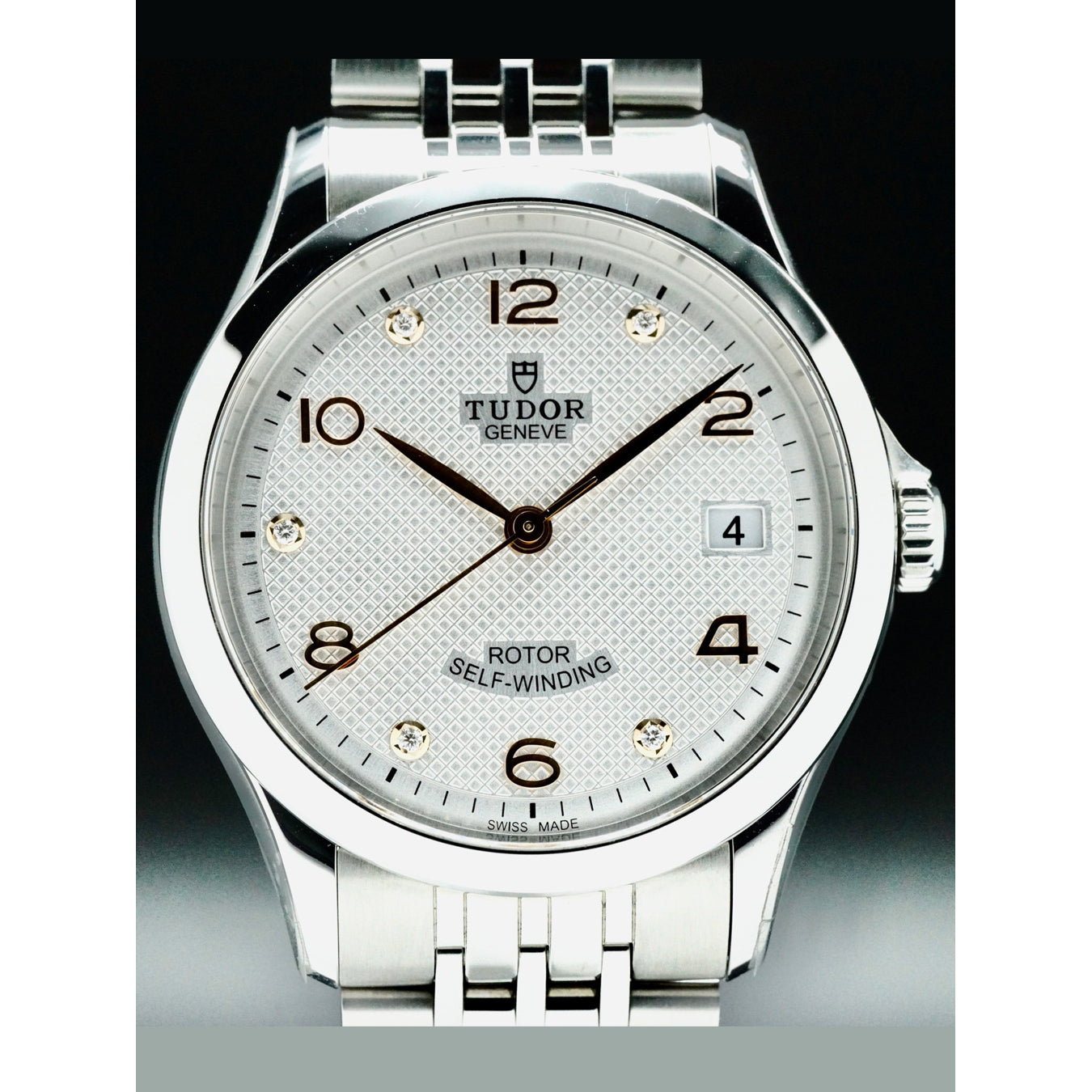 Tudor 91450-0003 1926 Steel Case Diamond-Set Dial