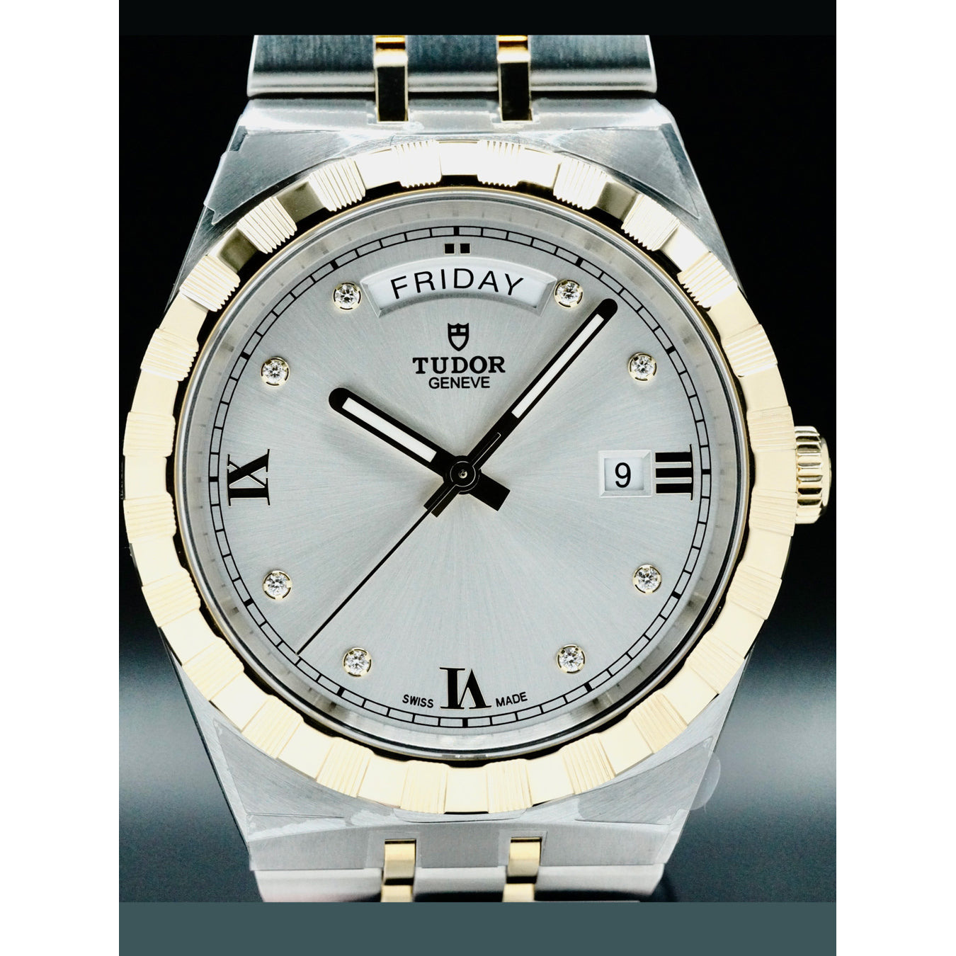 Tudor 28603-0002 Royal Steel Case Diamond-Set Dial