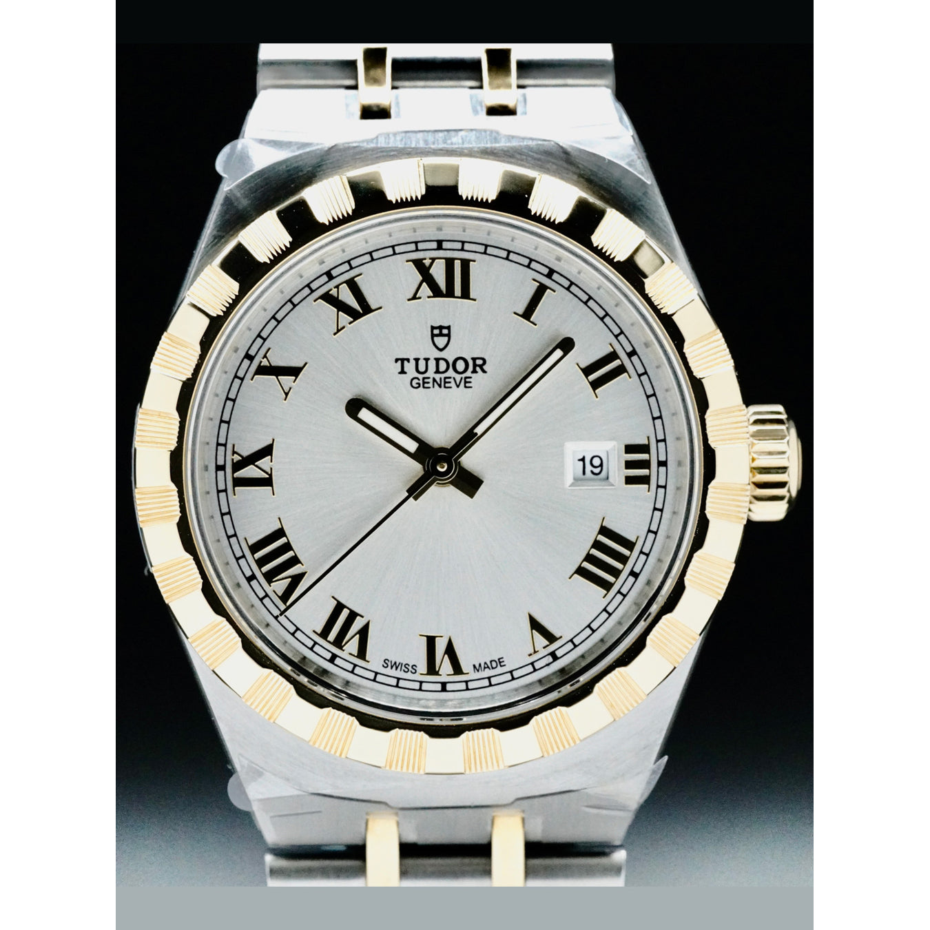 Tudor 28303-0001 Royal Steel Case Yellow Gold Bezel