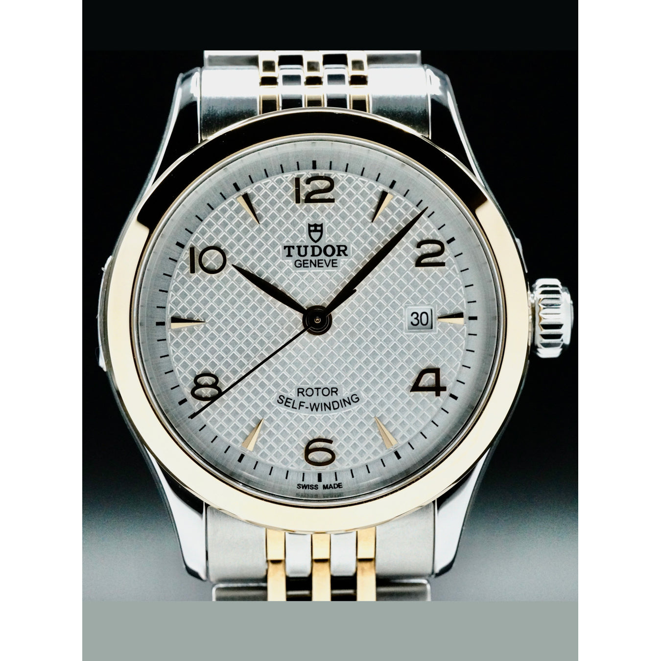 Tudor 91351-0001 1926 Steel Case Rose Gold Bezel