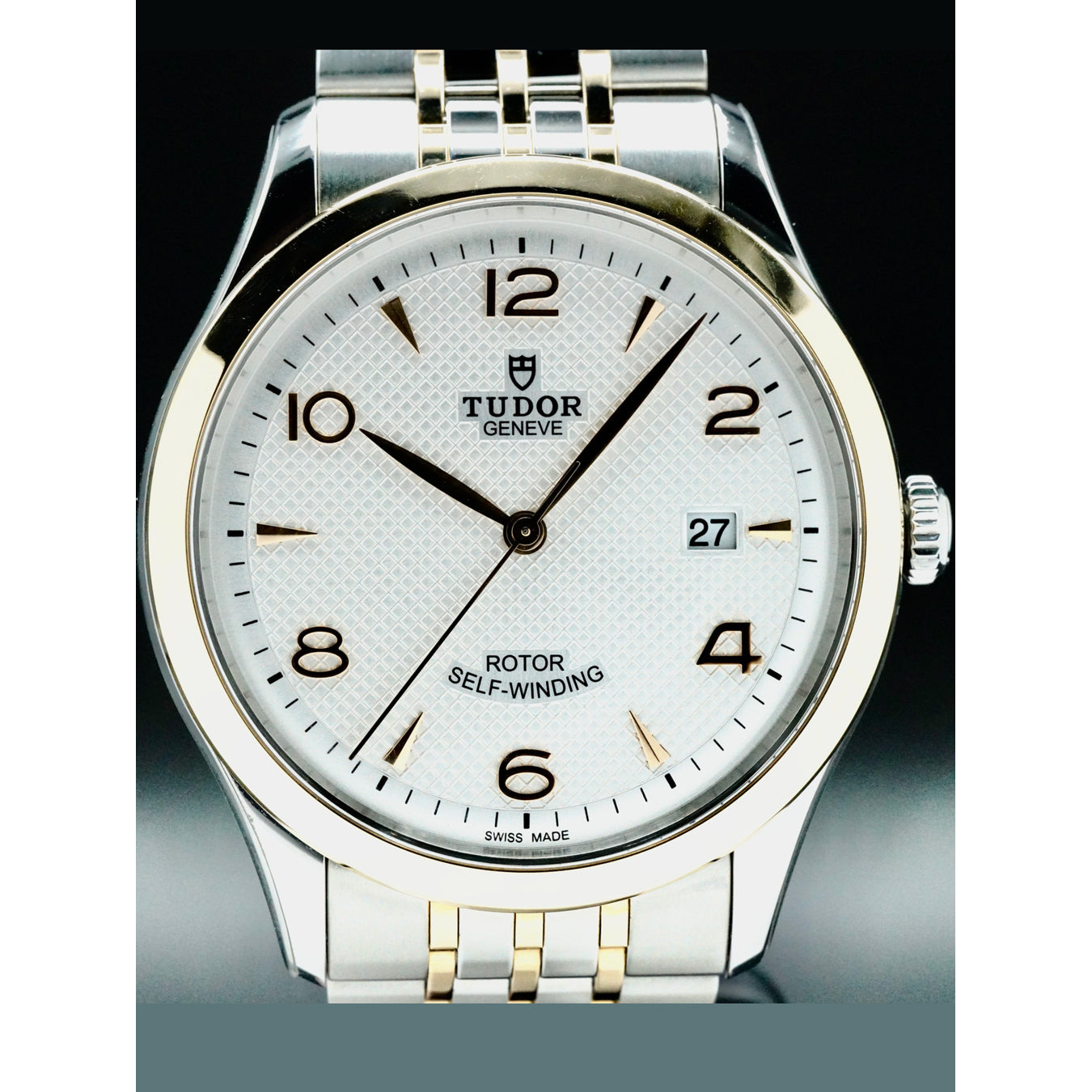 Tudor 91651-0001 1926 Steel Case Rose Gold Bezel