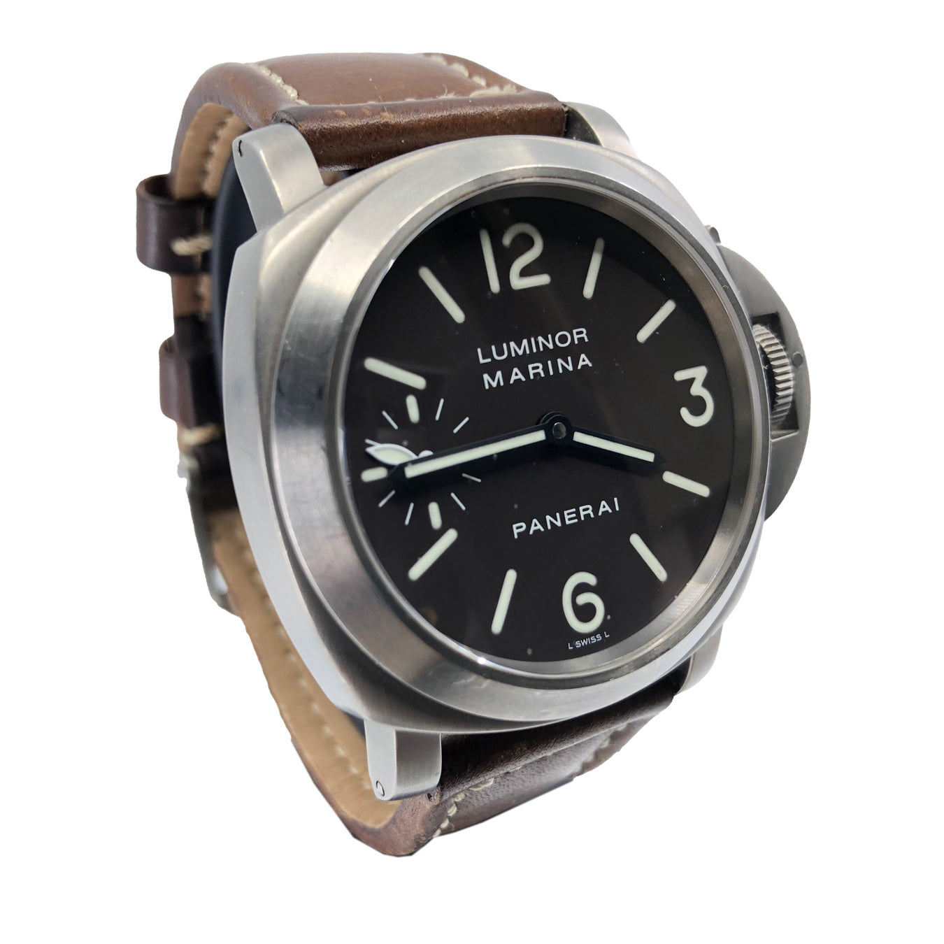 Panerai PAM00061 Luminor Marina Titanium Brown
