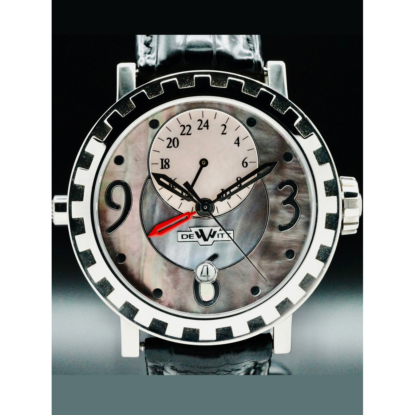 DeWitt AC.2002.48.M687 Academia Double Fuseau 18k White Gold