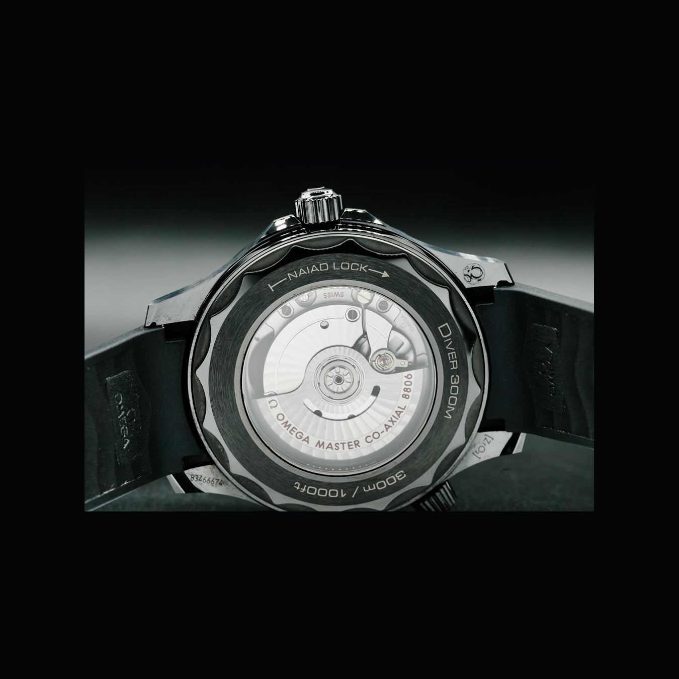 Omega 210.92.44.20.01.003 Seamaster Diver 300 Black Ceramic Black Dial