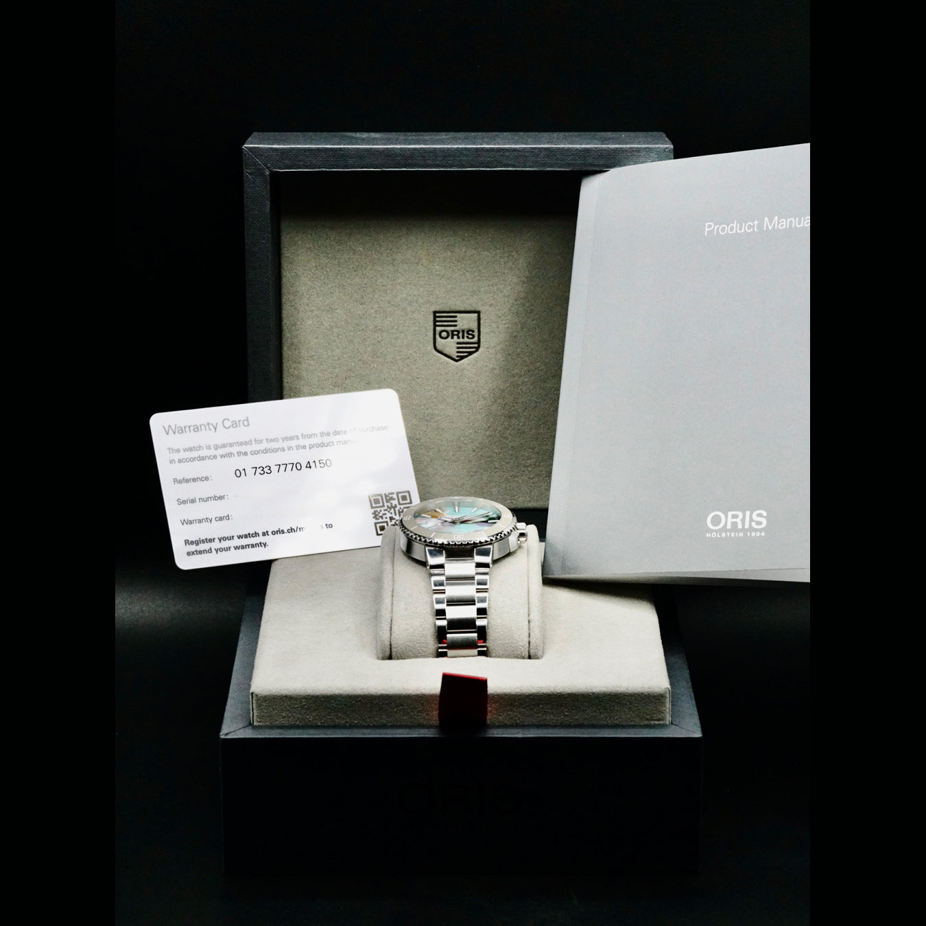 Oris 01 733 7770 4150-Set Aquis Date Upcycle 36mm